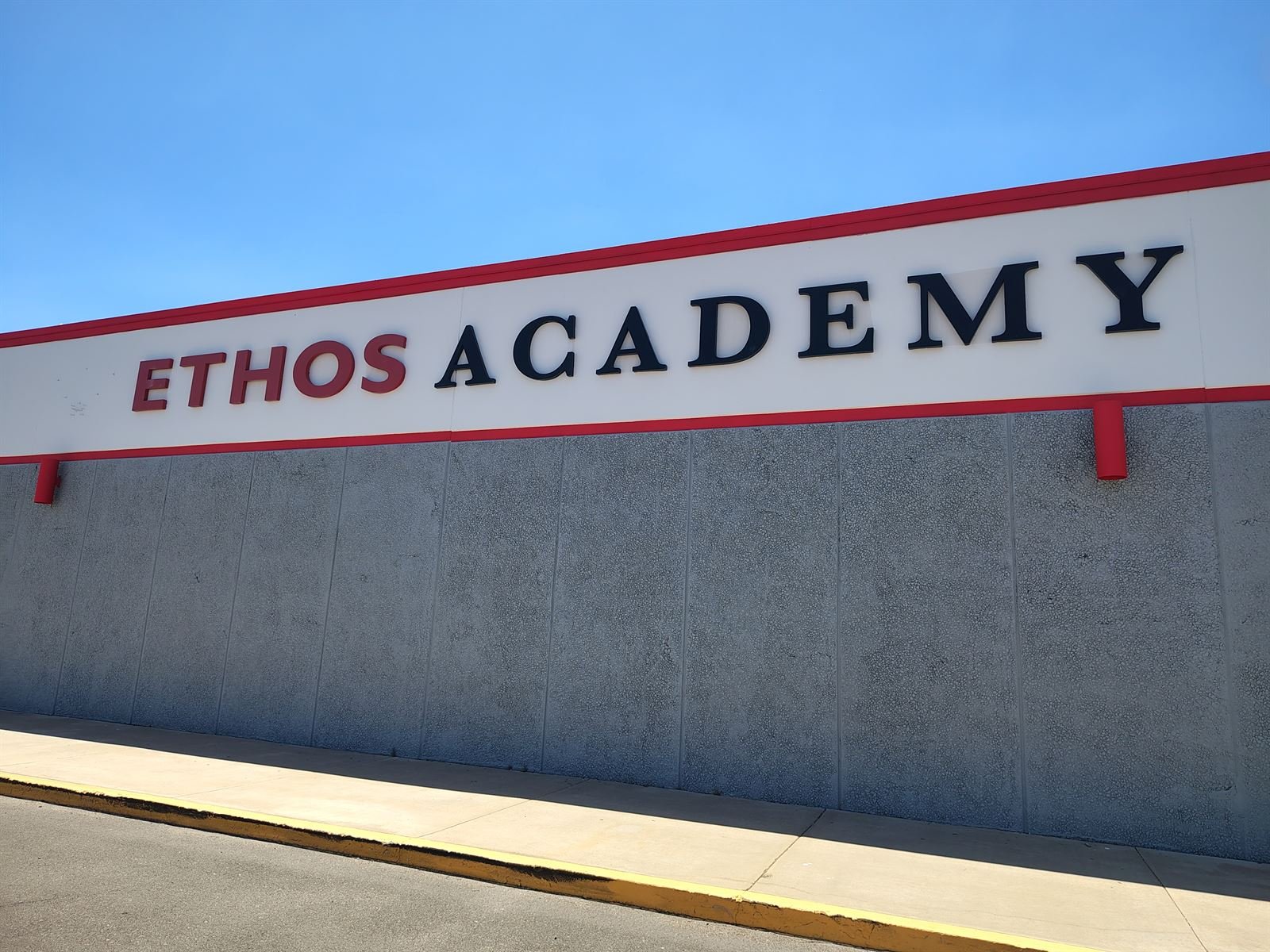 Ethos Academy school building repainted by Quality Key